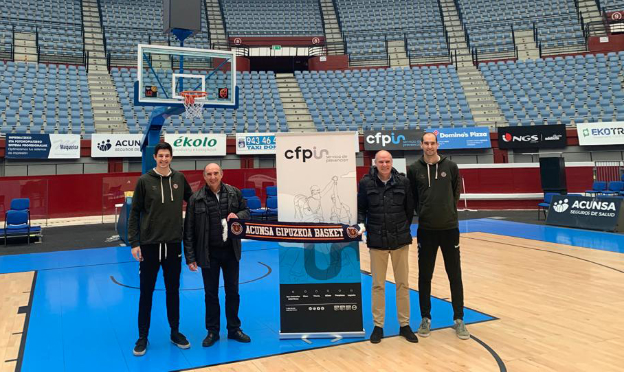 Donosti Gipuzkoa Basket renueva su confianza en CFP IN Servicio de Prevención